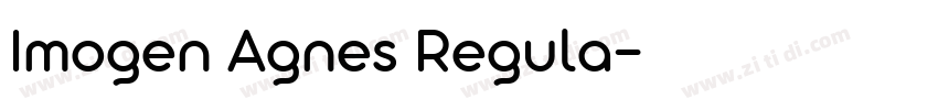 Imogen Agnes Regula字体转换